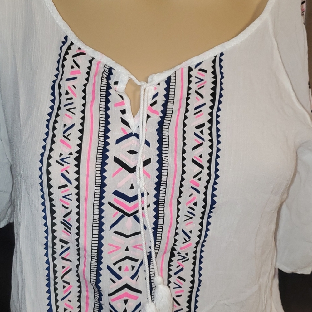 Aeropostale summer cold shoulder top size xs - Picture 2 of 4